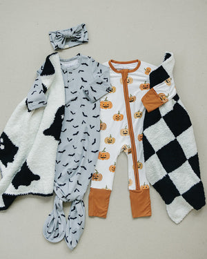 Mebie Baby Pumpkins Bamboo Zipper*