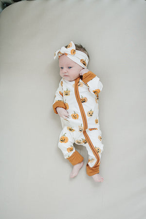 Mebie Baby Pumpkins Bamboo Zipper*