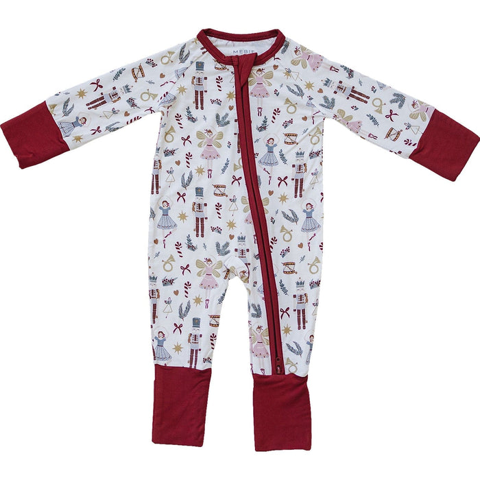 Mebie Baby Red Nutcracker Bamboo Zipper *