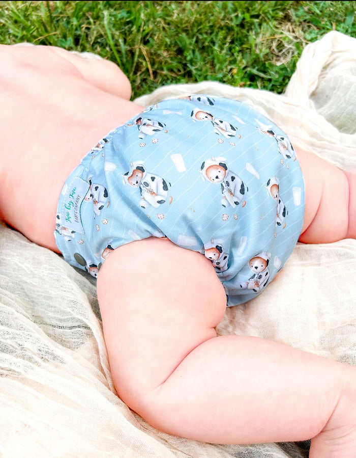 The Cutie Newborn All In One Diaper by Two by Two Baby Company