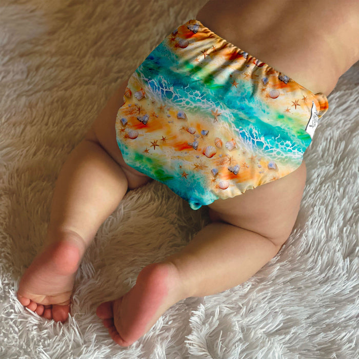 Wilder Cloth Diaper Cover - Seas The Day *