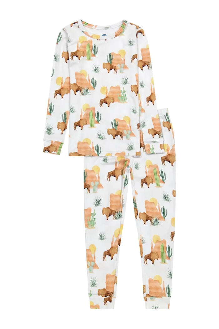 Bird & Bean Pajama Set - Bison *