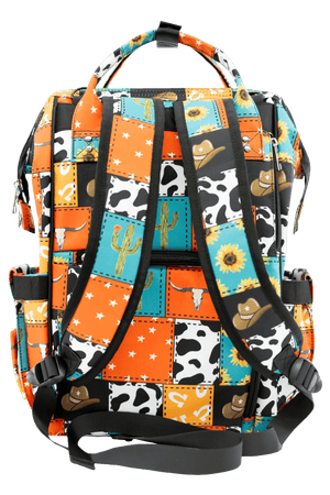 Cowboy Patches - Diaper Bag *