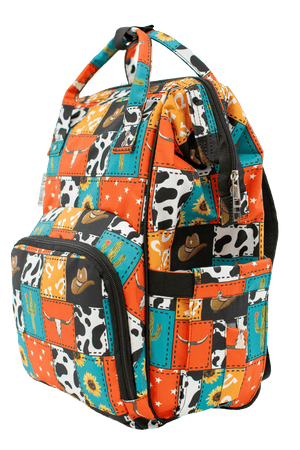 Cowboy Patches - Diaper Bag *