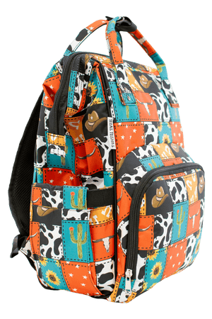 Cowboy Patches - Diaper Bag *