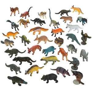 Set of 12 Forest Animals Action Figurines *