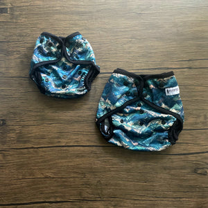 Redwood Cloth Co XL Diaper Cover - Salty Seas and Summer Breeze Collection