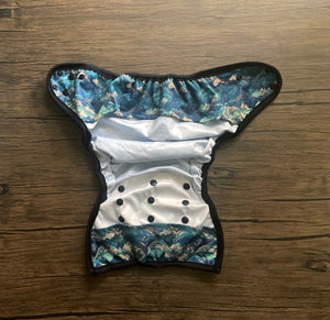 Redwood Cloth Co XL Diaper Cover - Salty Seas and Summer Breeze Collection