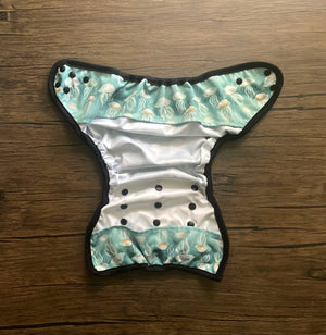 Redwood Cloth Co XL Diaper Cover - Salty Seas and Summer Breeze Collection