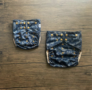 Redwood Cloth Co XL Pocket Diaper - Salty Seas and Summer Breeze Collection