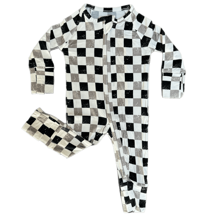 Neutral Check - Bamboo Viscose Zippies *