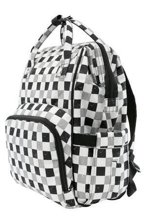 Neutral Check - Diaper Bag *