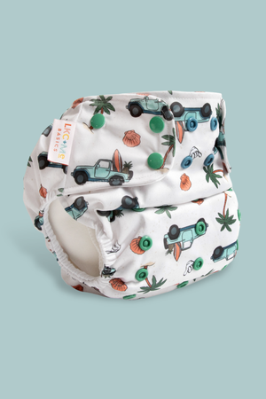 LKC+Me - One-Size Pocket Cloth Diaper with AWJ - Kai *