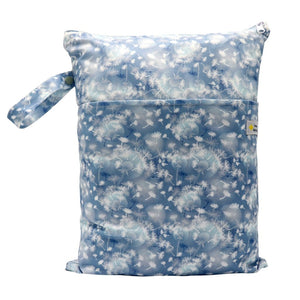 Double Pocket Wet Bag by Happy BeeHinds - Dandelion Fluff Ball