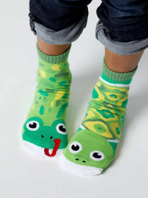Frog & Turtle - Pals Mismatched Crazy Socks