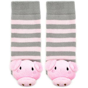 Baby Boogie Toes Rattle Socks - Pink Pig