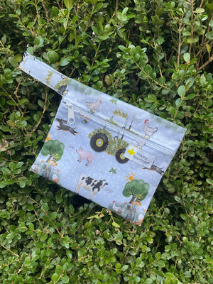Mini Wet Bag by Happy BeeHinds - Farm Friends