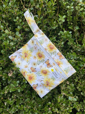 Mini Wet Bag by Happy BeeHinds - Sunny Floral