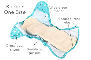 Petite Crown Keeper One Size Diaper Cover